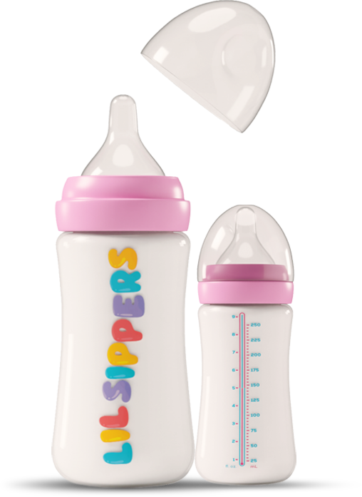 Lil Sippers Color Changing Baby Bottle- 3 Pack 4 oz.