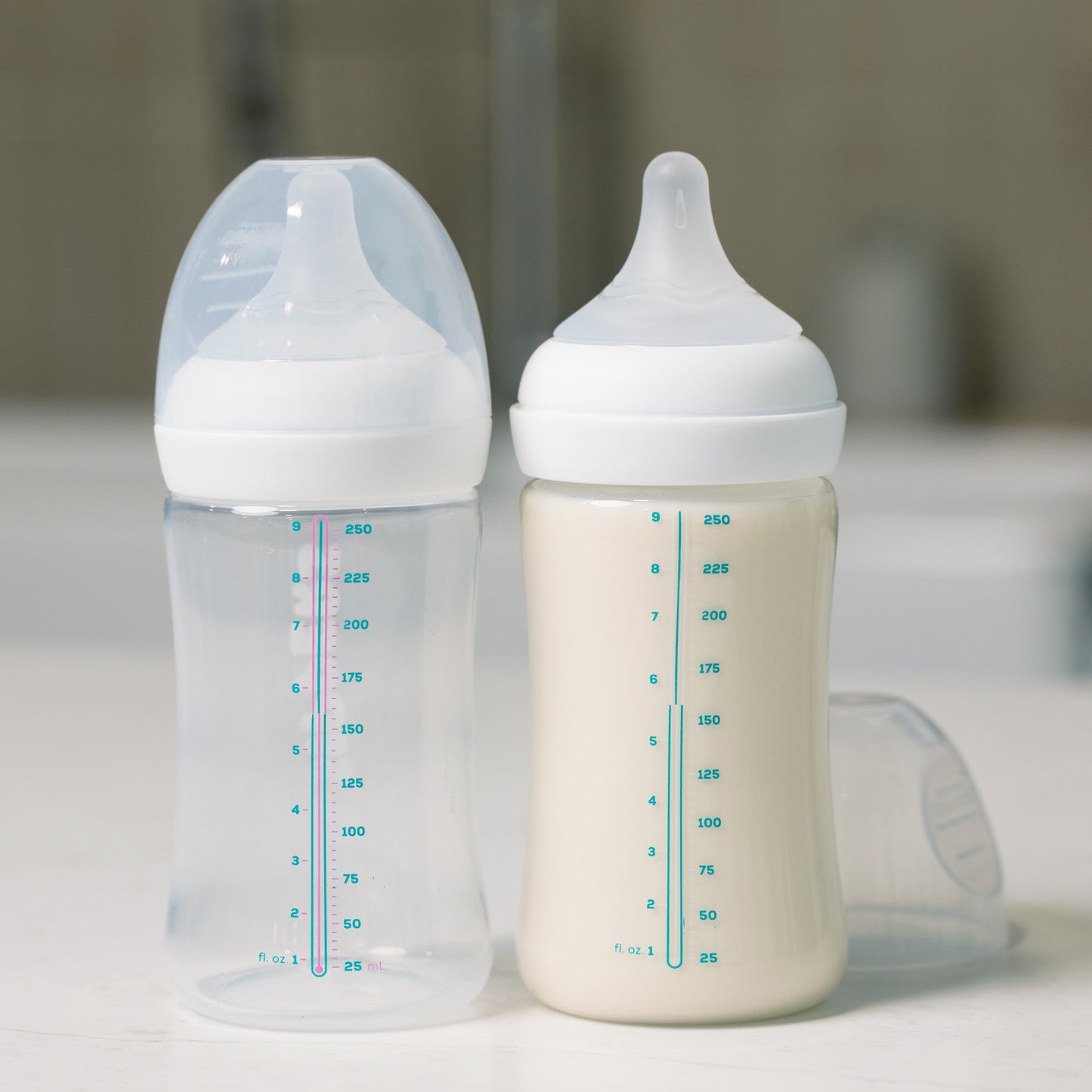 Lil Sippers Color Changing Baby Bottles Newborn Kit - 6 Piece Set