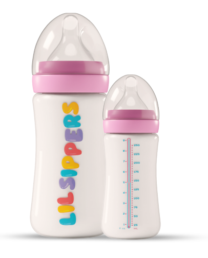 Lil Sippers Color Changing Baby Bottle- 3 Pack 4 oz.