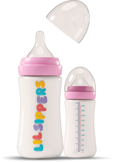 Lil Sippers Color Changing Baby Bottle- 3 Pack 4 oz.